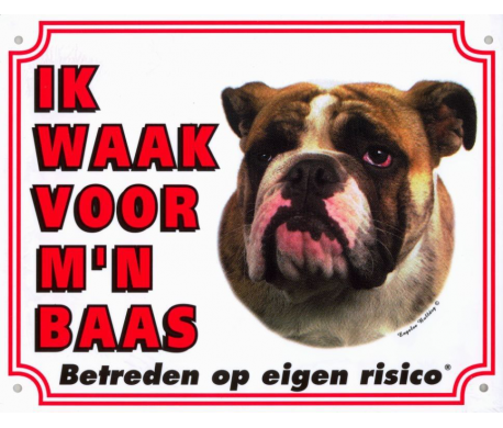 Waakbord Engelse Bulldog