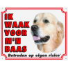 Waakbord Golden Retriever