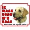Waakbord Labrador blond