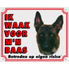 Waakbord Mechelse Herder