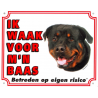 Waakbord Rottweiler