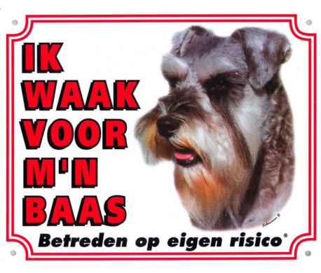 Waakbord Schnauzer