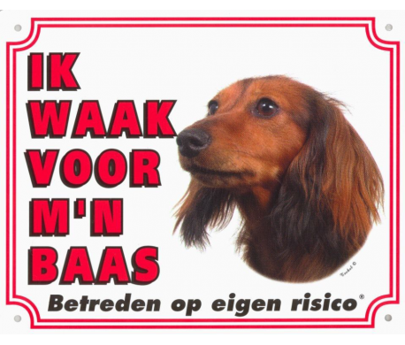 Waakbord Teckel Waakbord Teckel