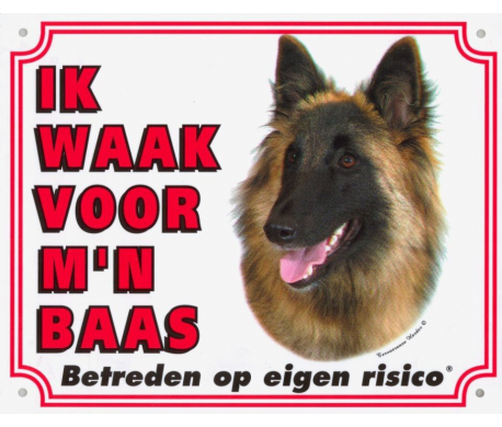 Waakbord Tervuerense herder Waakbord Tervuerense herder