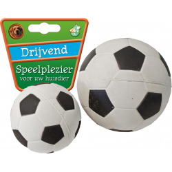 Drijvend speelplezier spons voetbal 6cm