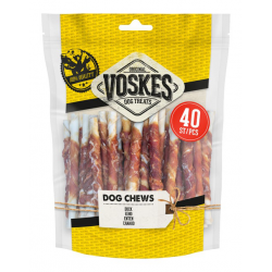 Voskes Rawhide Eend Twists - 40 Stuks