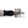 BZ flex slickerborstel 2-zijdig zwart/grijs 20 cm