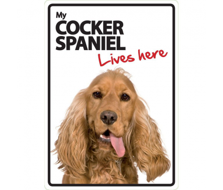 Cocker Spaniel Lives here