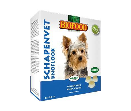 Biofood Schapenvet Knoflook Mini Biofood Schapenvet Knoflook Mini