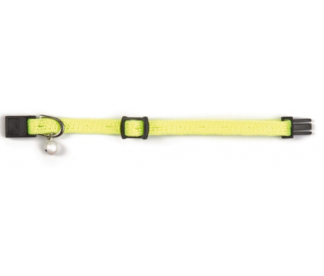Nylon kittenhalsbandje fel geel Nylon kittenhalsbandje fel geel