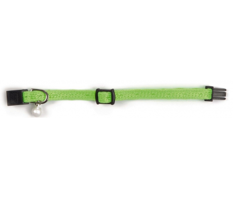 Nylon kittenhalsbandje fel groen Nylon kittenhalsbandje fel groen