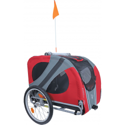 DoggyRide hondenfietskar Novel 20 Cabin Rood/Grijs
