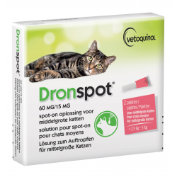 Dronspot 60 Middelgrote kat – 2 pipetten