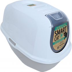 Moderna kattenbak Smart Cat -Grijs/Wit