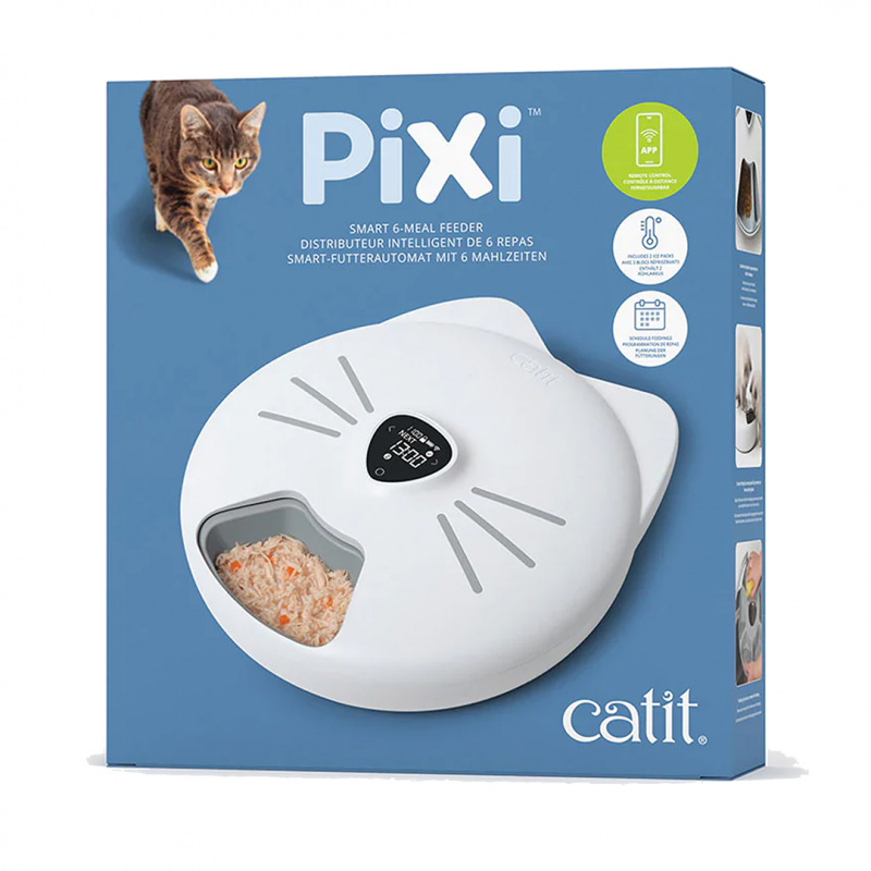 astronomie bord Er is een trend Catit Pixi Smart 6-meal Feeder Wit kopen? | Dierenverblijf.com