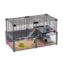 Ferplast Multipla Hamsterkooi Zwart