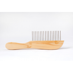 Jean Peau Platte houten kam grof