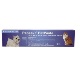 Panacur pasta injector voor hond en kat