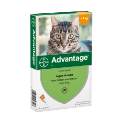 Advantage 40 voor katten tot 4kg