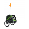 DoggyRide Fietskar Mini 20 Cabin Groen/Grijs