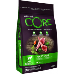 Wellness Core Adult Lamb 10+2kg gratis