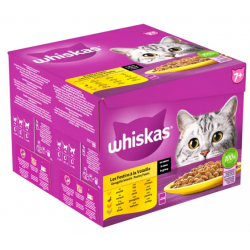 Whiskas kattenvoer senior gevogelte selectie in saus 24x 85 gram