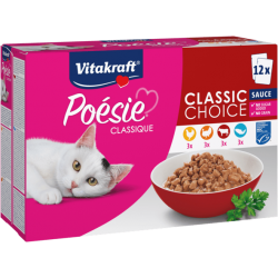 Vitakraft Poésie Classic Sauce - 12 x 85 gram