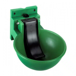 Drinkbak Kunststof Groen Met Lepel