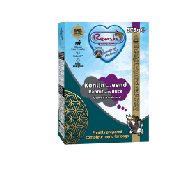 Renske Verse Konijn met Eend Graanvrij Tetra - 375 gram