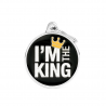 Penning enkelzijdig Hond I'm The King