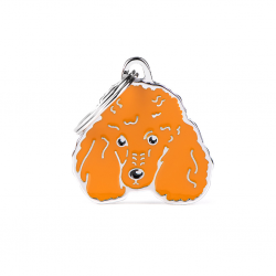Penning enkelzijdig Hond Friends Apricot Poodle