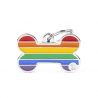 Penning enkelzijdig Hond Big Bone Rainbow