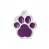Penning enkelzijdig Hond Big Paw Purple