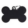 Penning dubbelzijdig Hond XL Bone Black