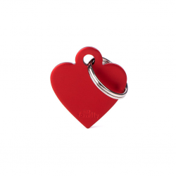 Penning Dubbelzijdig Hond Small Red Heart