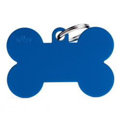 Penning dubbelzijdig Hond XL Blue Bone