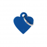 Penning dubbelzijdig Hond Small Blue Heart
