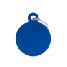 Penning dubbelzijdig Hond Big Blue Circle