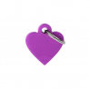 Penning dubbelzijdig Hond Small Purple Heart
