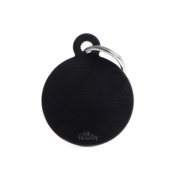 Penning dubbelzijdig Hond Big Black Circle