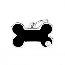 Penning enkelzijdig Hond Bone Black