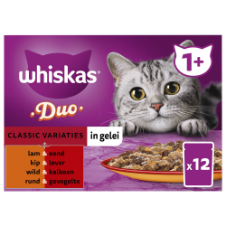 Whiskas 1+ Classic Selectie in Gelei