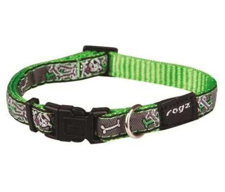 Rogz halsband Lime Bone Rogz halsband Lime Bone