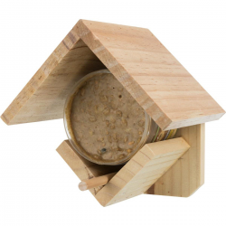 Trixie Pindakaashouder Grenenhout 15 × 15 × 13 cm