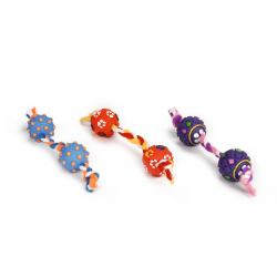 BZ Puppy Pluche Koord met Vinyl  Ball
