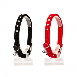 Duvo+ Kattenhalsband Diamanten Zwart/Roze