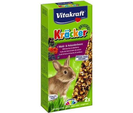 Vitakraft Bos en Vlierbessen Kräcker - Konijn