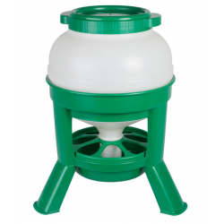 Olba Hopper Feeder Plastic groen 20L