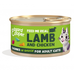 Edgard & Cooper Kat Adult Lam & Kip Chunks