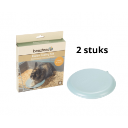 BZ KOELPAD MINT - 2 stuks - 21X21X3,5 - Koelschijf konijn - verkoeling konijn en knaagdier